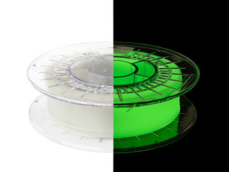 Filament PLA Glow in the Dark 1.75mm YELLOW-GREEN 0.5kg