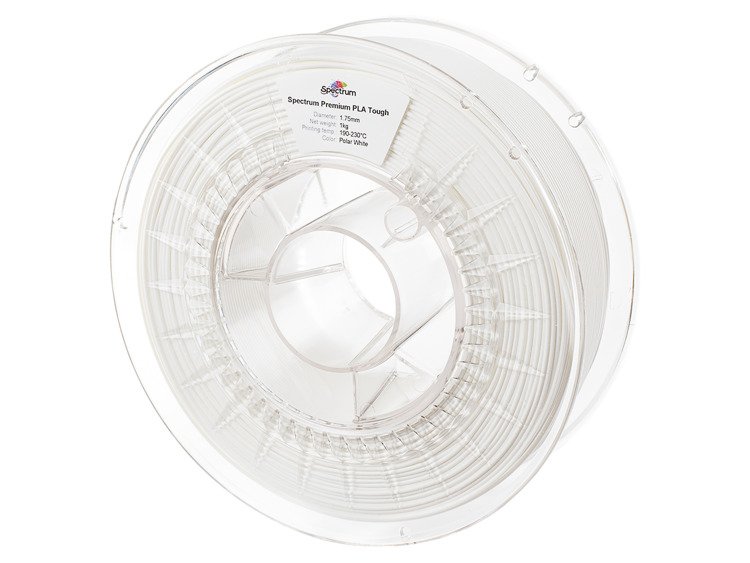 Filament Spectrum Smart ABS 1.75mm POLAR WHITE 1kg (RAL 9003) Polar White, ABS \ smart ABS \ 1.75mm