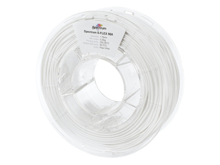 Filament Spectrum S-Flex 98A 1.75mm POLAR WHITE 0.25kg (RAL 9003)