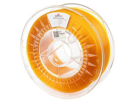 Filament Spectrum PC 275 1.75mm TRANSPARENT YELLOW 1kg