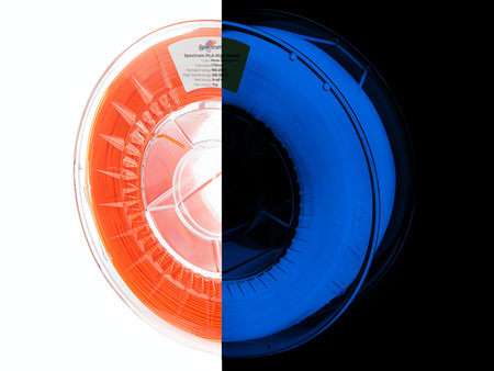 Filament Spectrum PLA Premium High Speed 1.75mm NEON ORANGE UV 1kg