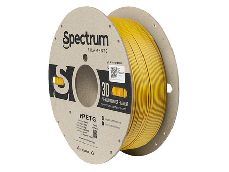 Filament Spectrum rPET-G 1.75mm SIGNAL YELLOW 1kg (RAL 1003)