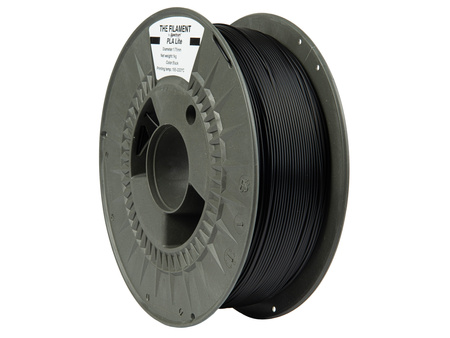 The Filament PLA Lite 1.75mm BLACK 1kg