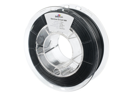 Filament Spectrum S-Flex 98A 1.75mm DEEP BLACK 0.25kg (RAL 9017)