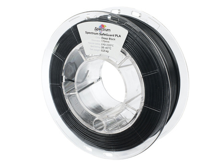 Filament Spectrum SafeGuard PLA 1.75mm DEEP BLACK 0.25kg