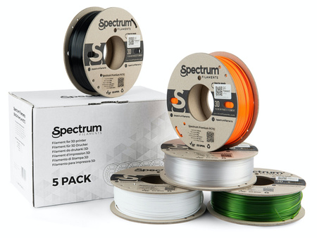 Filament Spectrum 5PACK PCTG Premium 1.75mm (5x 0.25kg)