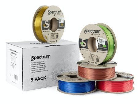 Filament Spectrum 5PACK PLA SILK 1.75mm (5x 0.25kg)
