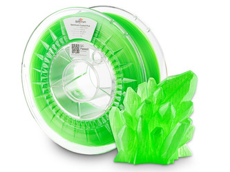 Filament PLA Crystal 1.75mm NEON GREEN 1kg