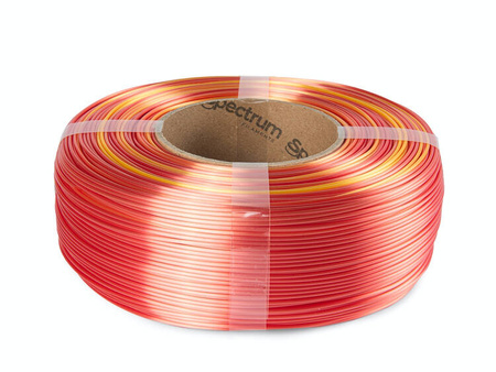 Filament Spectrum ReFill PLA SILK Rainbow 1.75mm FIRE RED 1kg