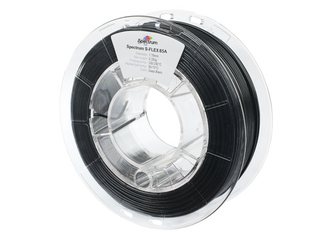 Filament Spectrum S-Flex 85A 1.75mm DEEP BLACK 0.25kg (RAL 9017)