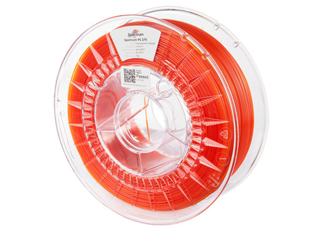 Filament Spectrum PC 275 1.75mm TRANSPARENT ORANGE 1kg