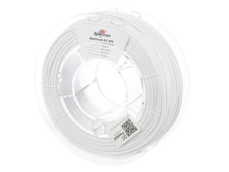 Filament Spectrum PC 275 1.75mm TRAFFIC WHITE 0.25kg