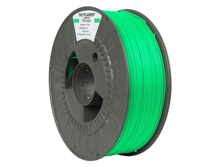 The Filament TPU-82A 1.75mm GREEN 1kg