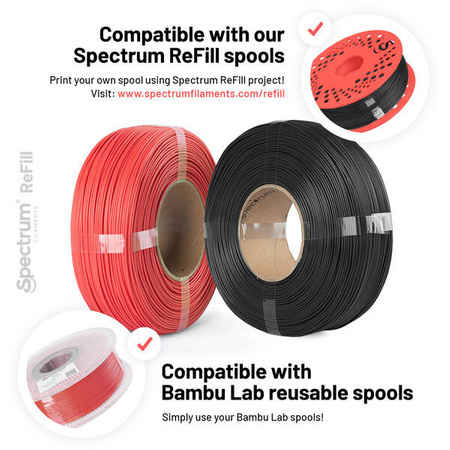 Filament Spectrum ReFill PET-G Premium 1.75mm PINK 1kg