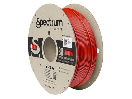 Filament Spectrum rPLA 1.75mm SIGNAL RED 1kg (RAL 3001)