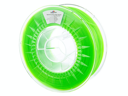 Filament Spectrum PLA Premium High Speed 1.75mm NEON GREEN UV 1kg